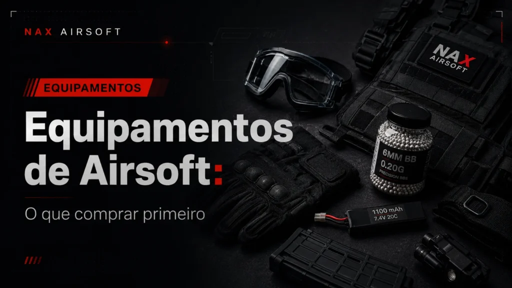Equipamentos de Airsoft: encontre o que precisa e compare ofertas