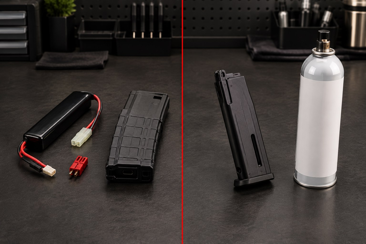 Comparação entre sistemas e modelos de Airsoft